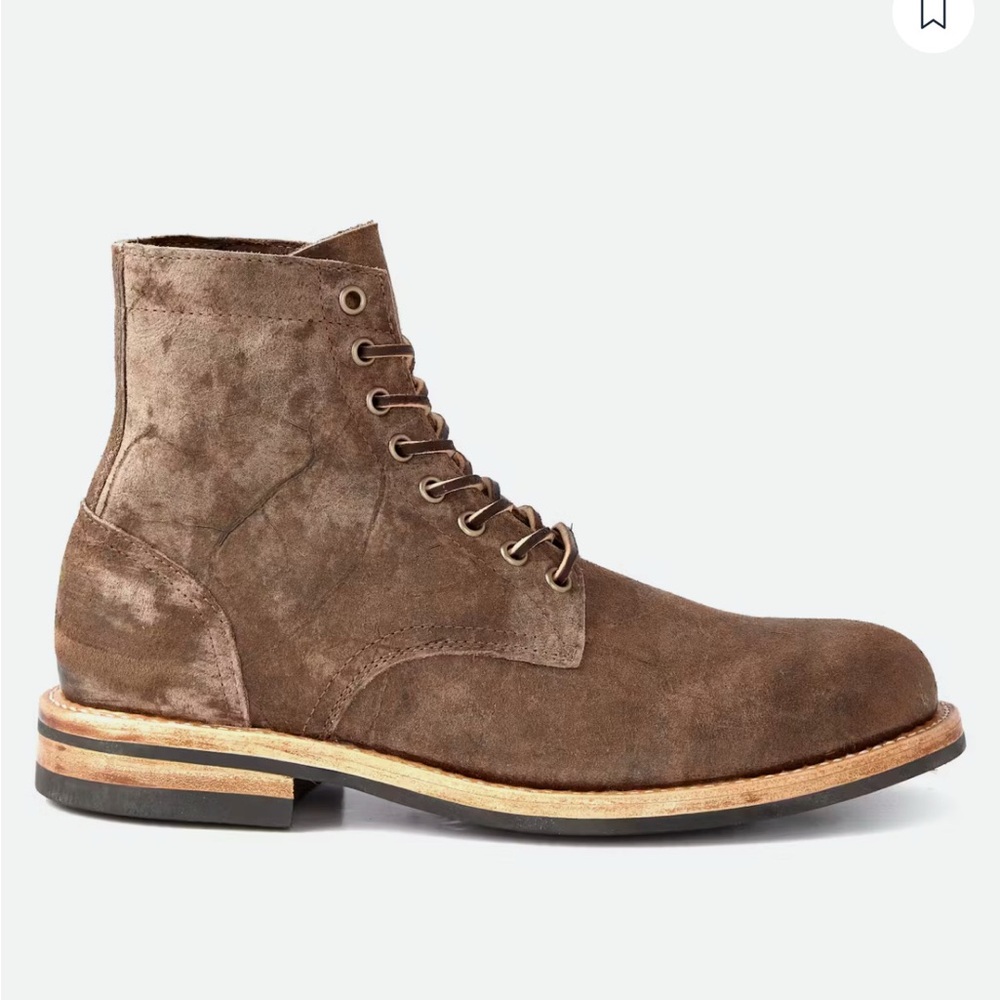 OAK STREET BOOTMAKERS
Trench Boot - Exclusive
 in Stone Waxy Mohawk